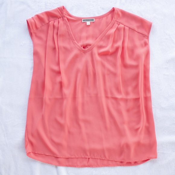 Pleione Coral Blouse - Picture 1 of 6
